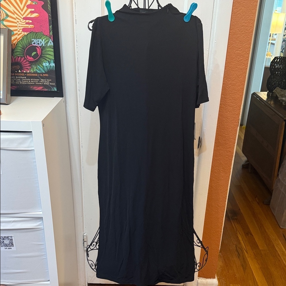 NWT Liz Claiborne Classic Black Dress-Sz M